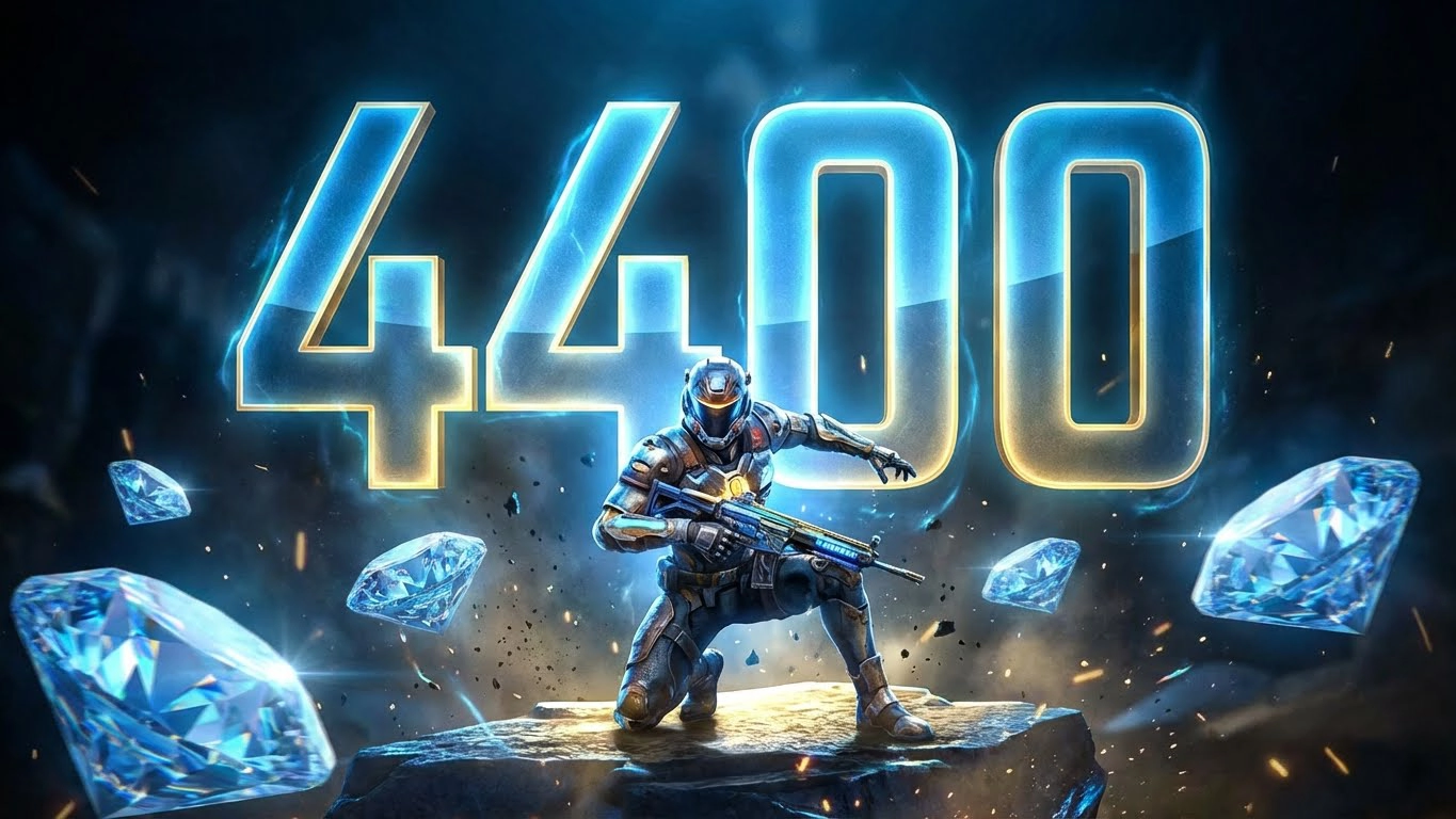 4400 جم فری فایر