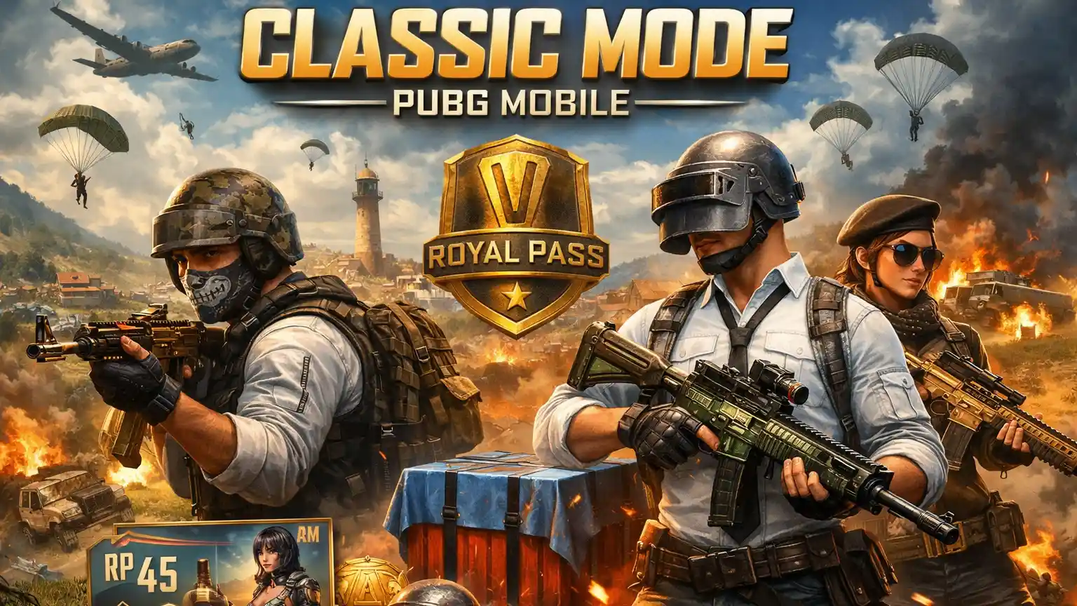 حالت کلاسیک پابجی موبایل (Classic Mode)