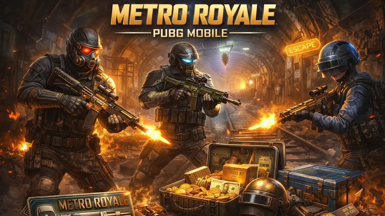 حالت مترو رویال پابجی موبایل(Metro Royale)